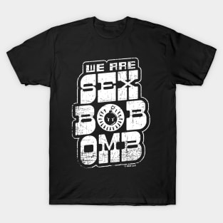 scott pilgrim vs the world, We are sex bob-omb, white T-Shirt